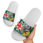 Australia Day Koala Slide Sandals Aussie Aussie Aussie Oi Oi Oi National Color - Aussie Hoodie