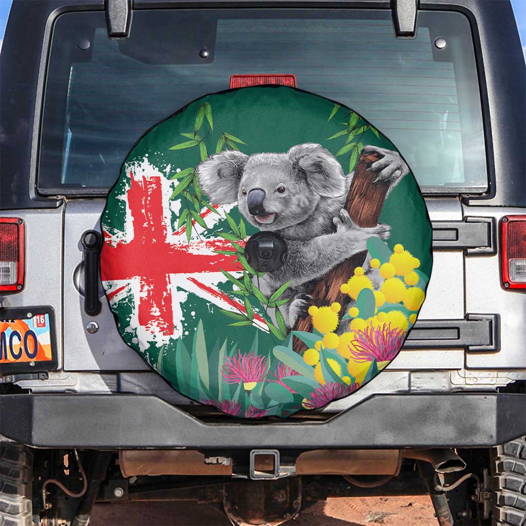 Australia Day Koala Spare Tire Cover Aussie Aussie Aussie Oi Oi Oi National Color - Aussie Hoodie
