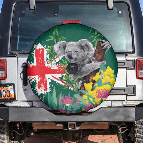 Australia Day Koala Spare Tire Cover Aussie Aussie Aussie Oi Oi Oi National Color - Aussie Hoodie