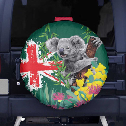 Australia Day Koala Spare Tire Cover Aussie Aussie Aussie Oi Oi Oi National Color - Aussie Hoodie