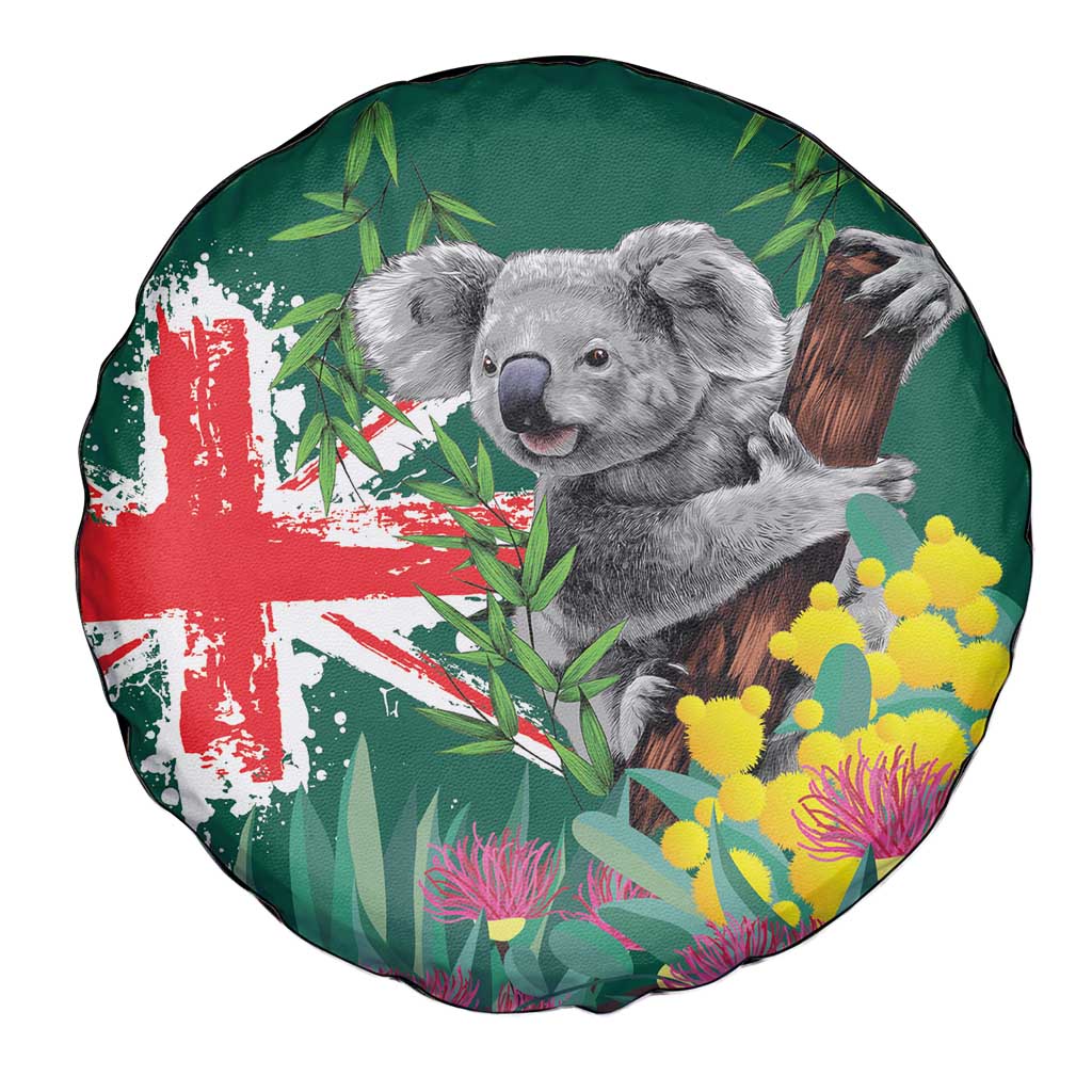 Australia Day Koala Spare Tire Cover Aussie Aussie Aussie Oi Oi Oi National Color - Aussie Hoodie