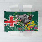 Australia Day Koala Tablecloth Aussie Aussie Aussie Oi Oi Oi National Color - Aussie Hoodie