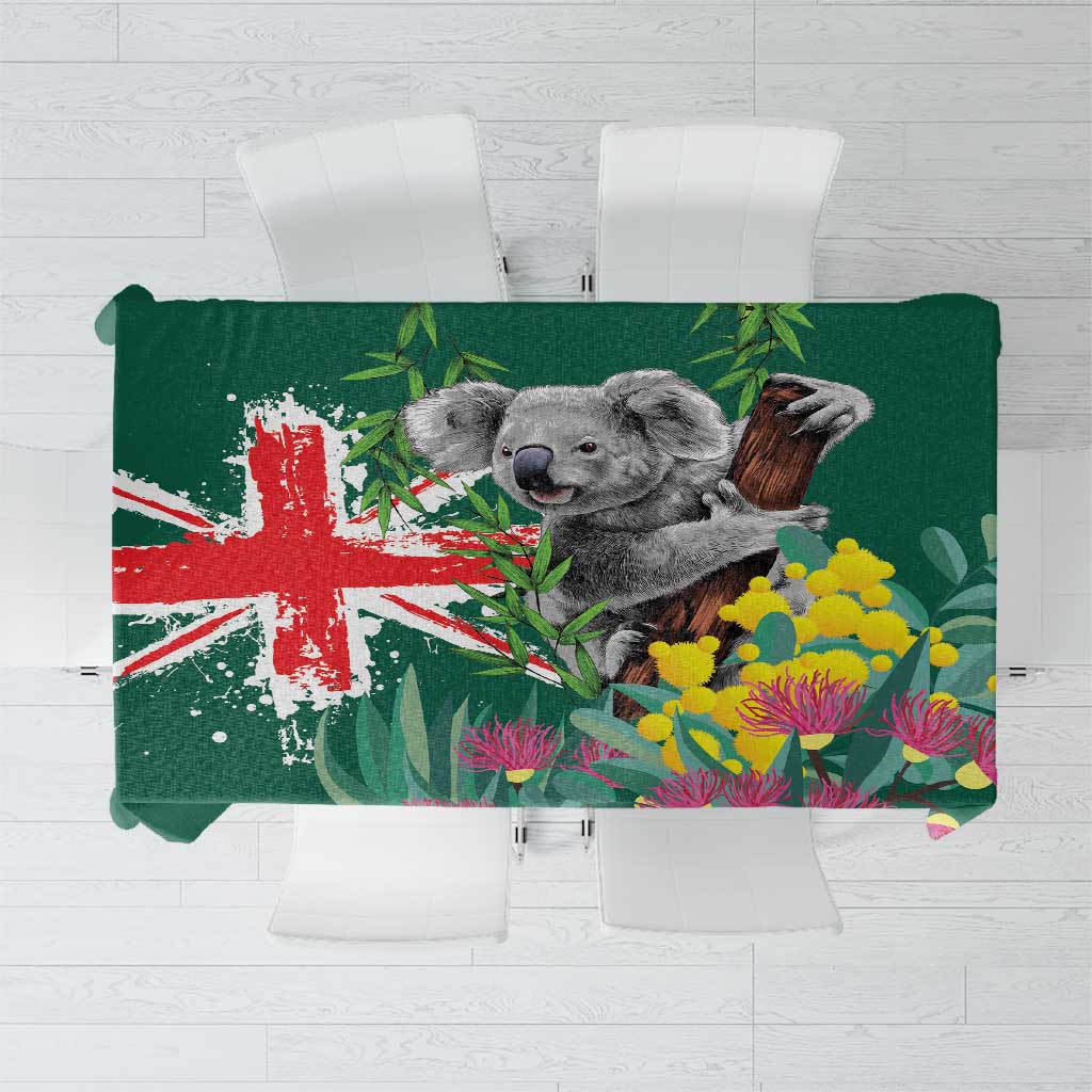 Australia Day Koala Tablecloth Aussie Aussie Aussie Oi Oi Oi National Color - Aussie Hoodie