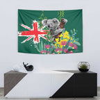 Australia Day Koala Tapestry Aussie Aussie Aussie Oi Oi Oi National Color - Aussie Hoodie