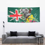 Australia Day Koala Tapestry Aussie Aussie Aussie Oi Oi Oi National Color - Aussie Hoodie