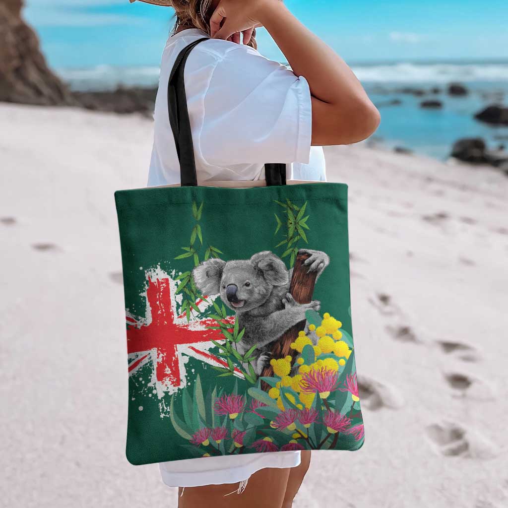 Australia Day Koala Tote Bag Aussie Aussie Aussie Oi Oi Oi National Color - Aussie Hoodie