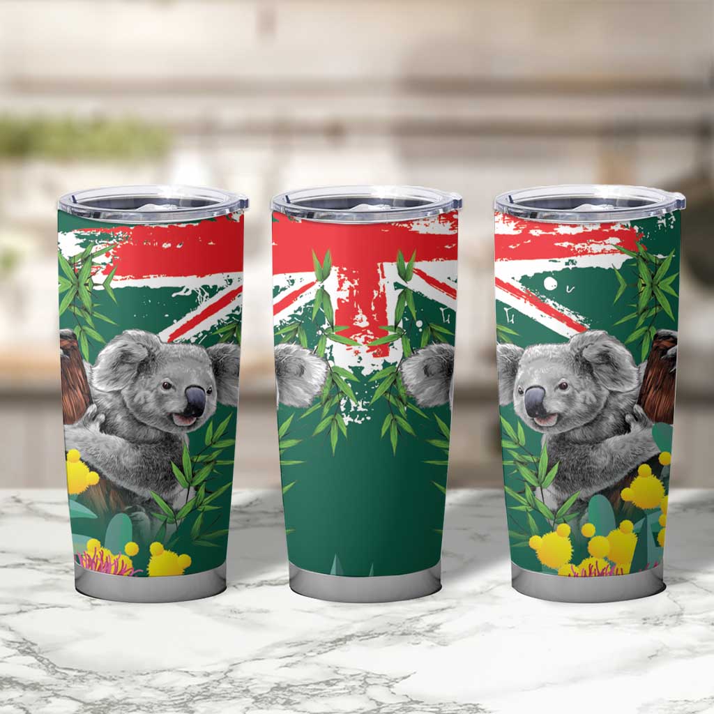 Australia Day Koala Tumbler Cup Aussie Aussie Aussie Oi Oi Oi National Color - Aussie Hoodie