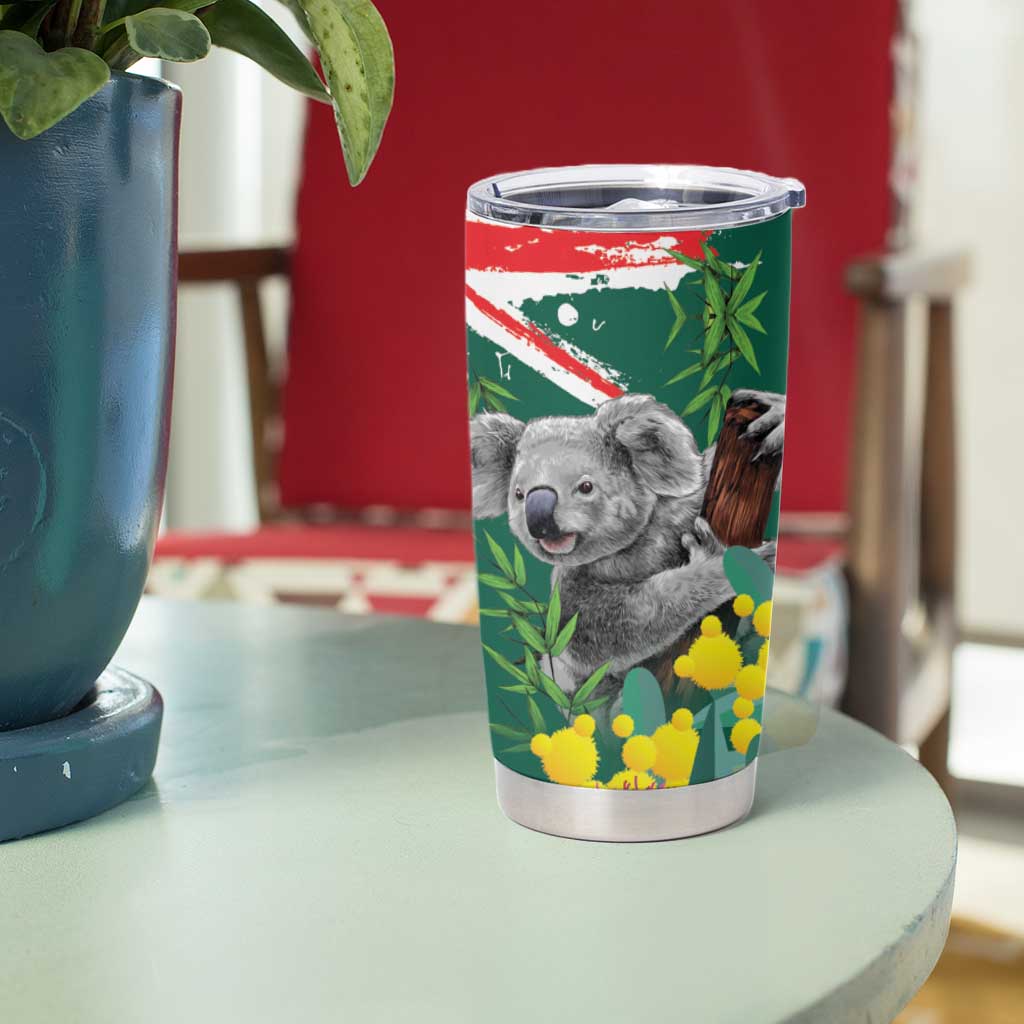 Australia Day Koala Tumbler Cup Aussie Aussie Aussie Oi Oi Oi National Color - Aussie Hoodie