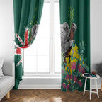 Australia Day Koala Window Curtain Aussie Aussie Aussie Oi Oi Oi National Color - Aussie Hoodie