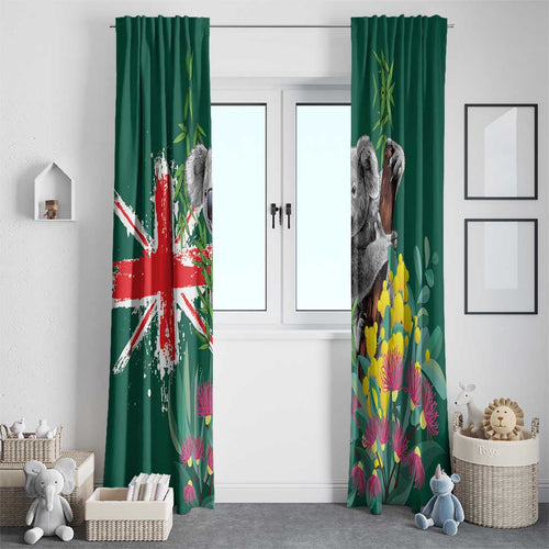 Australia Day Koala Window Curtain Aussie Aussie Aussie Oi Oi Oi National Color - Aussie Hoodie