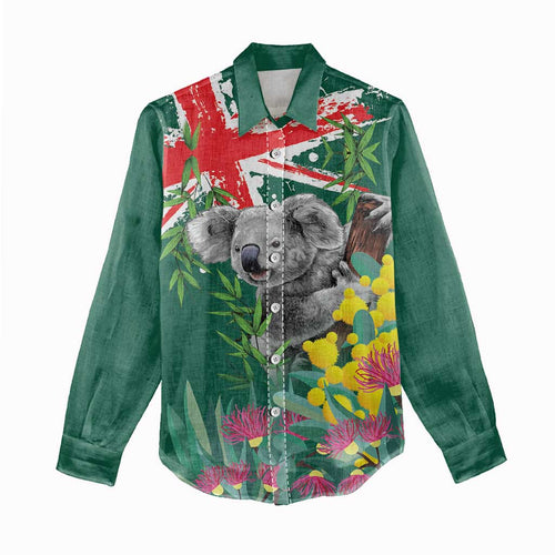 Australia Day Koala Women Casual Shirt Aussie Aussie Aussie Oi Oi Oi National Color - Aussie Hoodie