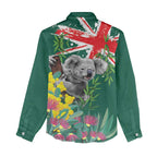 Australia Day Koala Women Casual Shirt Aussie Aussie Aussie Oi Oi Oi National Color - Aussie Hoodie