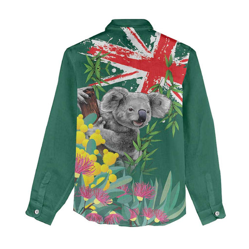 Australia Day Koala Women Casual Shirt Aussie Aussie Aussie Oi Oi Oi National Color - Aussie Hoodie