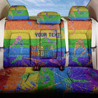 Sydney Mardi Gras Personalized Back Car Seat Cover Pride Rainbow Glitter Colorful Style