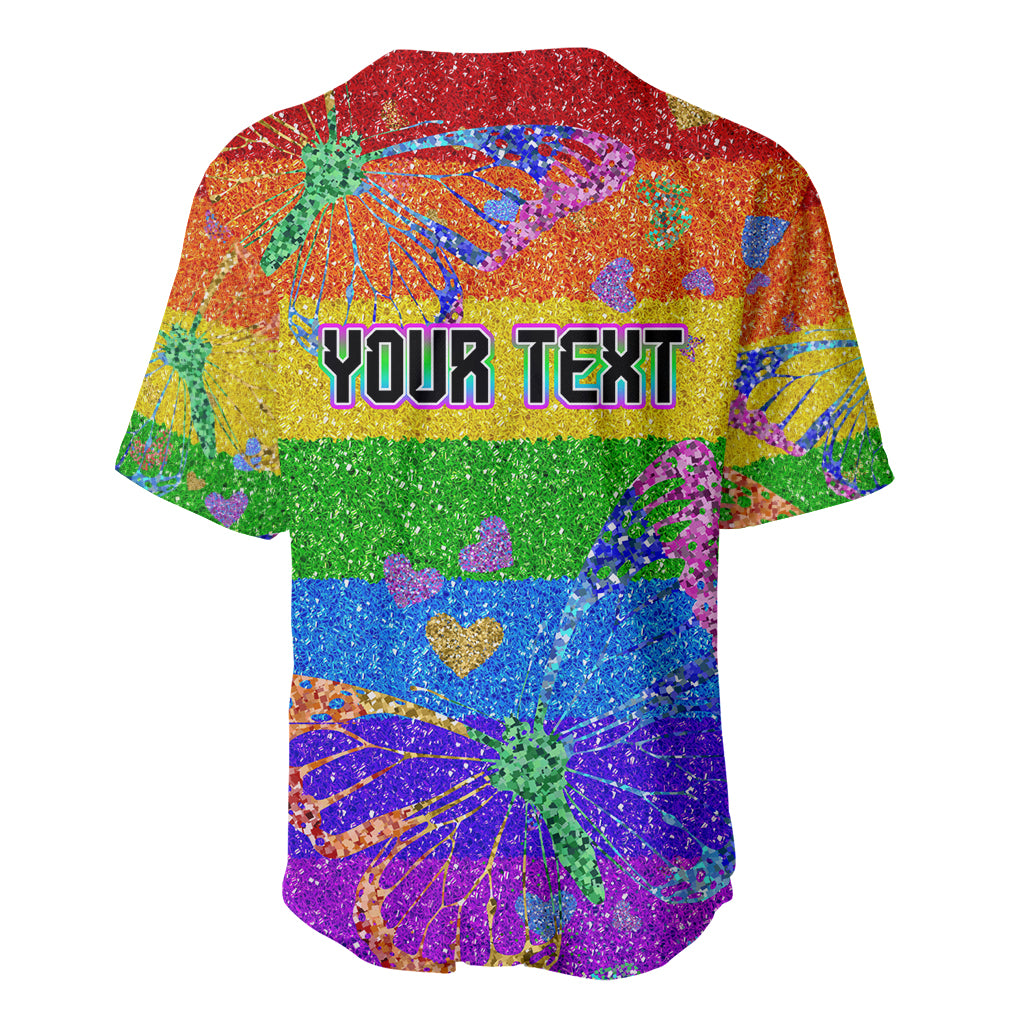 Sydney Mardi Gras Baseball Jersey Pride Rainbow Glitter Colorful Style