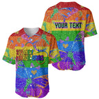 Sydney Mardi Gras Baseball Jersey Pride Rainbow Glitter Colorful Style