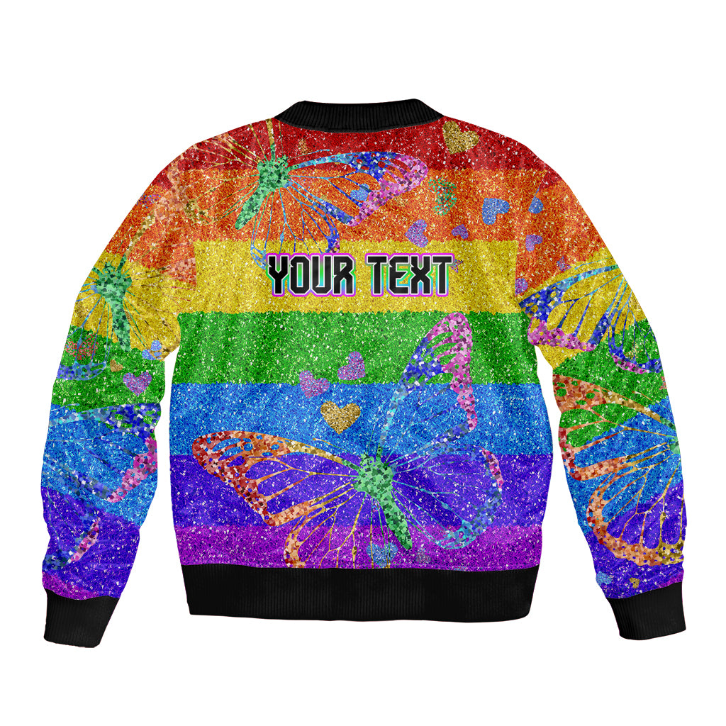 Sydney Mardi Gras Bomber Jacket Pride Rainbow Glitter Colorful Style