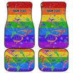 Sydney Mardi Gras Personalized Car Mats Pride Rainbow Glitter Colorful Style