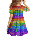 Sydney Mardi Gras Family Matching Mermaid Dress and Hawaiian Shirt Pride Rainbow Glitter Colorful Style