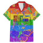 Sydney Mardi Gras Family Matching Mermaid Dress and Hawaiian Shirt Pride Rainbow Glitter Colorful Style
