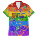 Sydney Mardi Gras Hawaiian Shirt Pride Rainbow Glitter Colorful Style