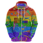 Sydney Mardi Gras Hoodie Pride Rainbow Glitter Colorful Style