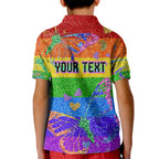Sydney Mardi Gras Kid Polo Shirt Pride Rainbow Glitter Colorful Style