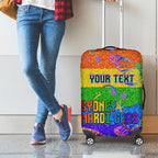 Sydney Mardi Gras Personalized Luggage Cover Pride Rainbow Glitter Colorful Style