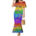 Sydney Mardi Gras Mermaid Dress Pride Rainbow Glitter Colorful Style