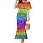 Sydney Mardi Gras Mermaid Dress Pride Rainbow Glitter Colorful Style
