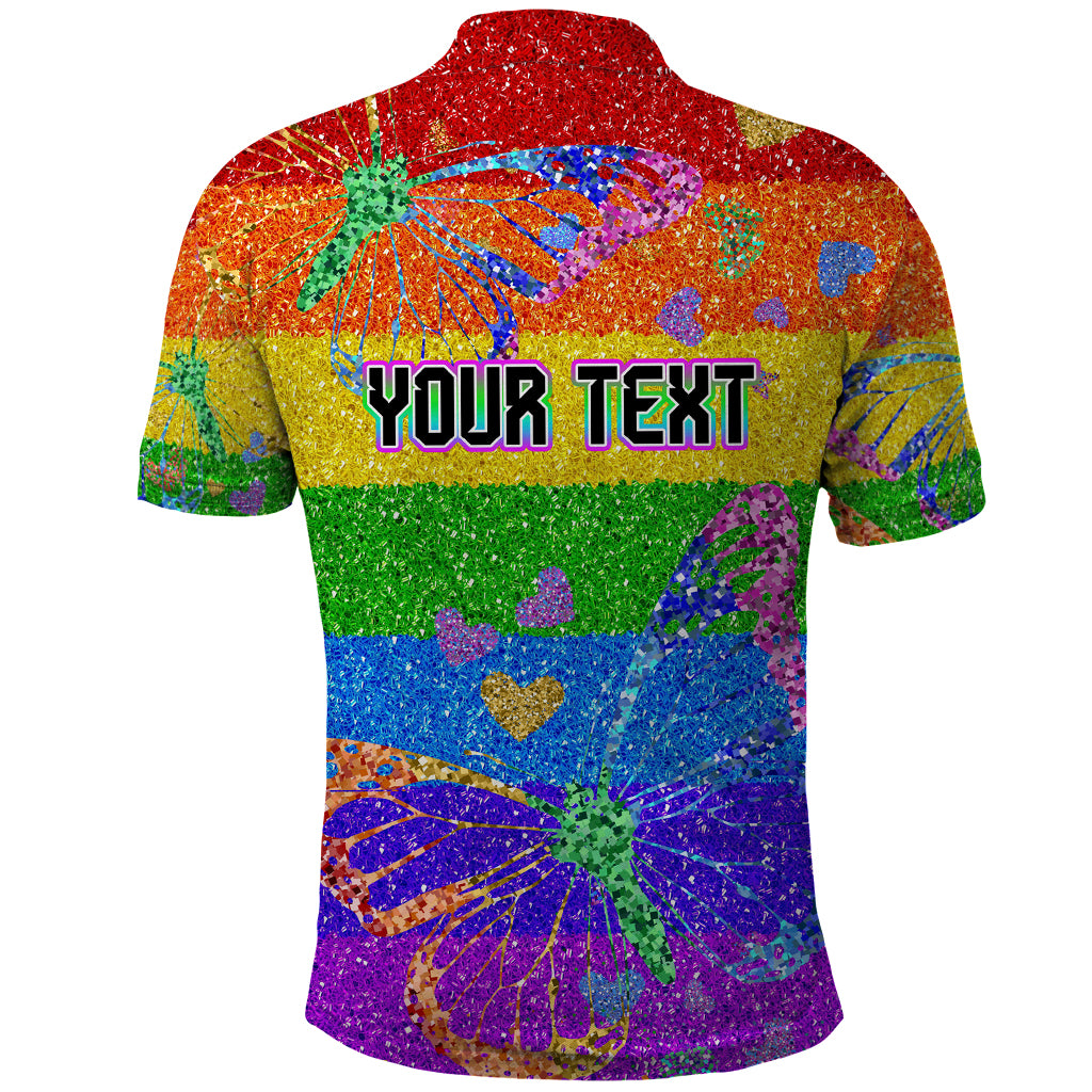 Sydney Mardi Gras Polo Shirt Pride Rainbow Glitter Colorful Style