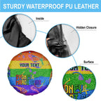 Sydney Mardi Gras Personalized Spare Tire Cover Pride Rainbow Glitter Colorful Style