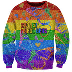 Sydney Mardi Gras Sweatshirt Pride Rainbow Glitter Colorful Style