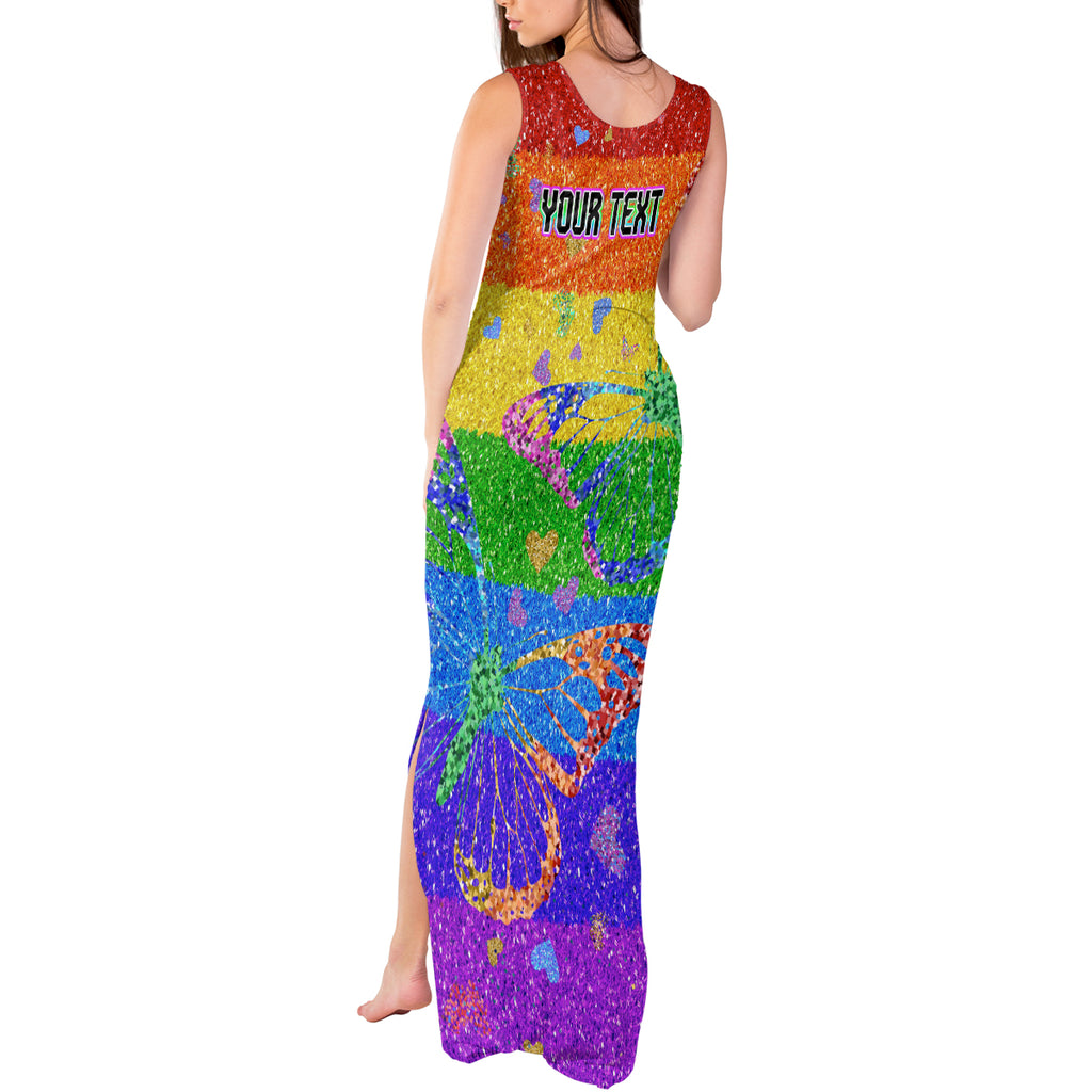 Sydney Mardi Gras Tank Maxi Dress Pride Rainbow Glitter Colorful Style