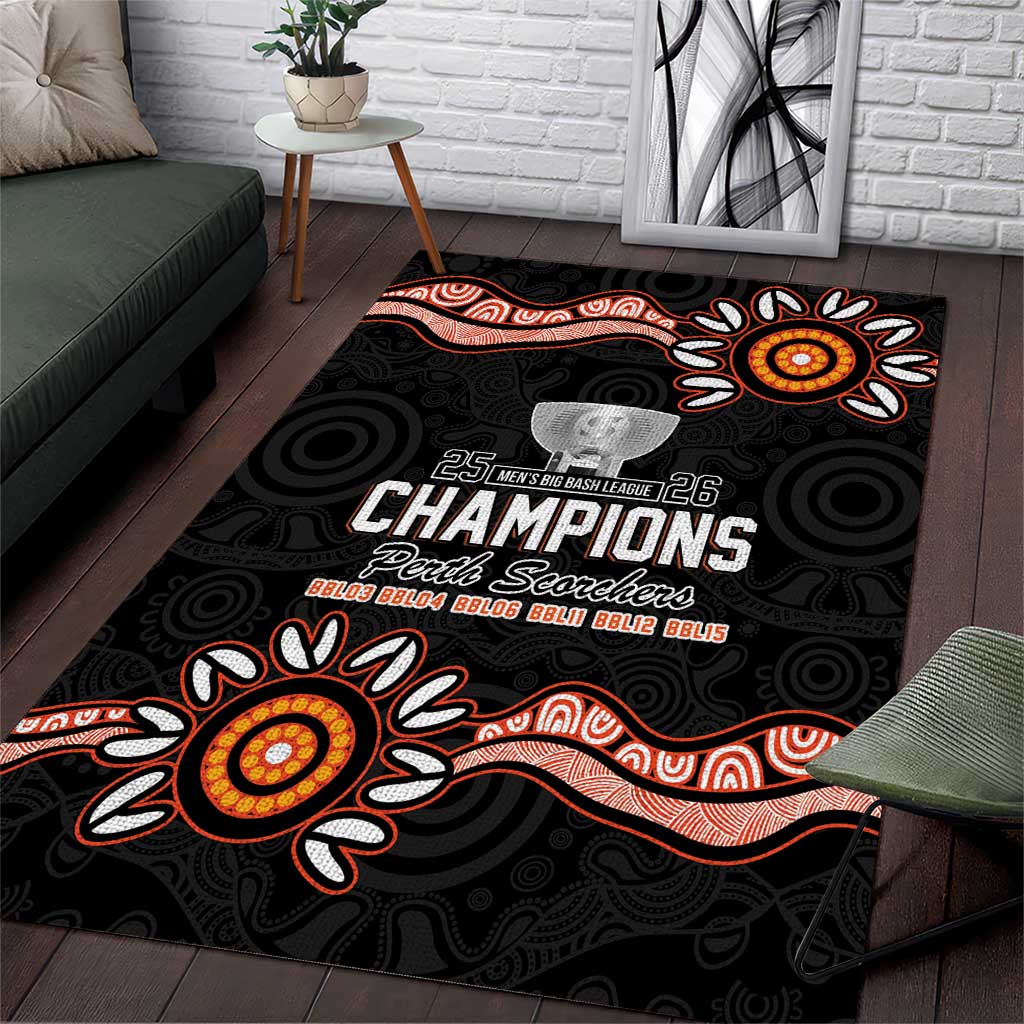 Cricket Australia Perth 6 Times Champions Area Rug