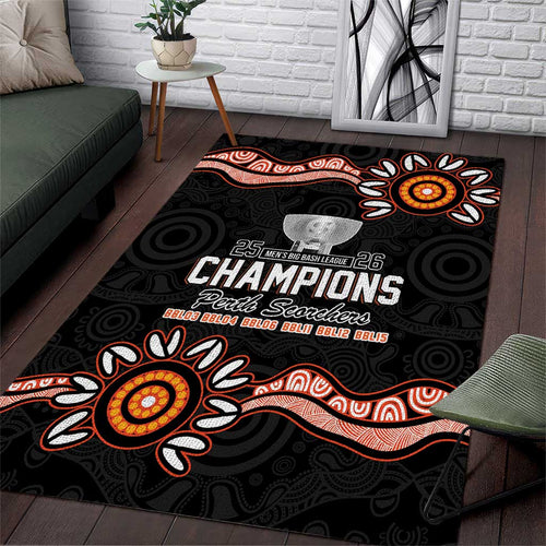 Cricket Australia Perth 6 Times Champions Area Rug