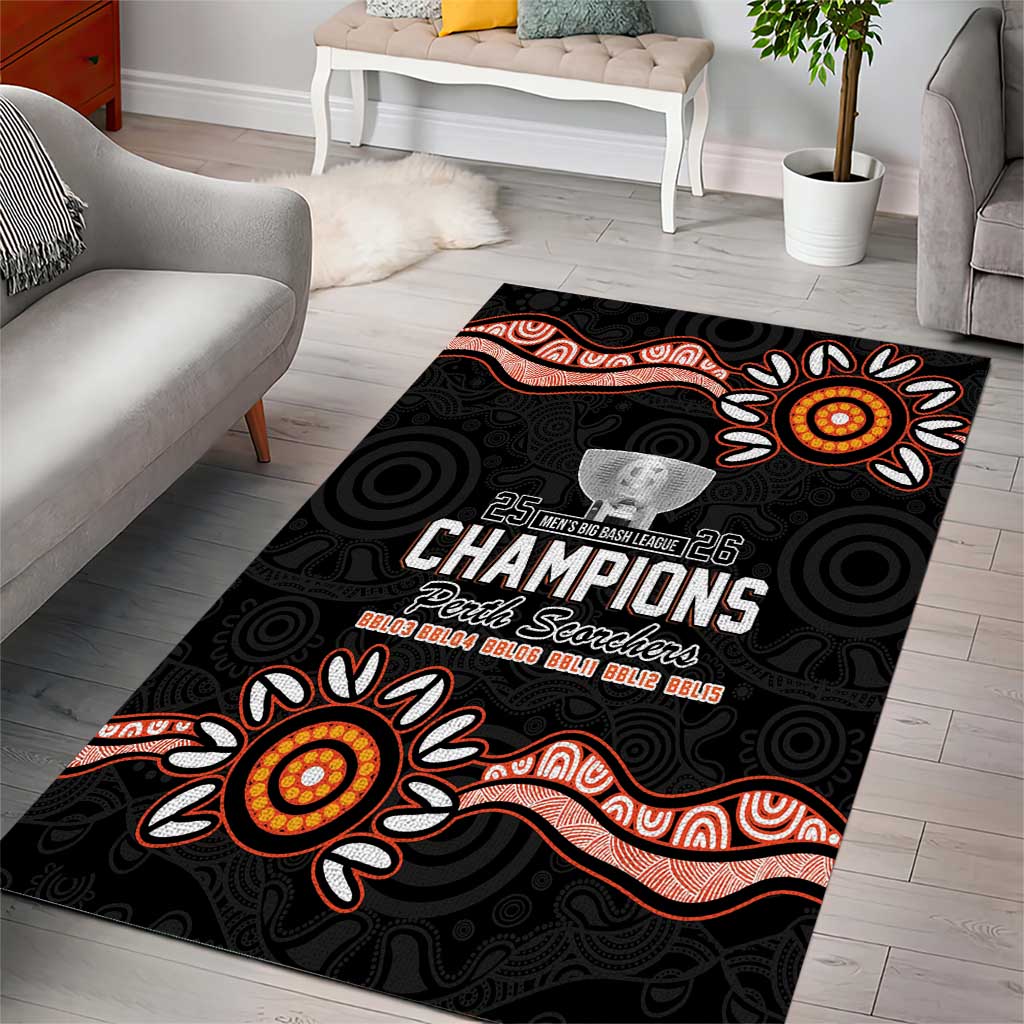 Cricket Australia Perth 6 Times Champions Area Rug