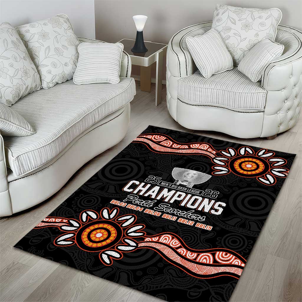 Cricket Australia Perth 6 Times Champions Area Rug