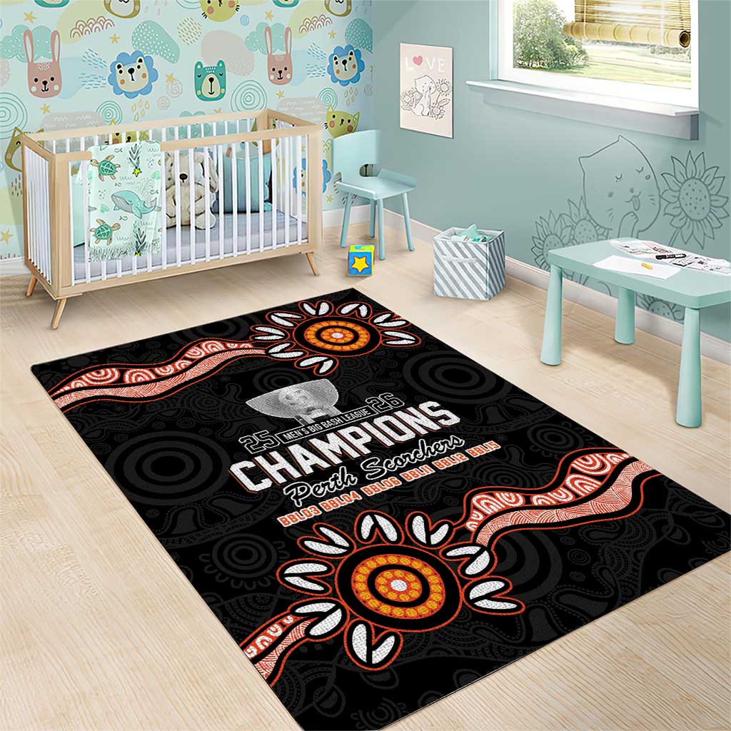 Cricket Australia Perth 6 Times Champions Area Rug