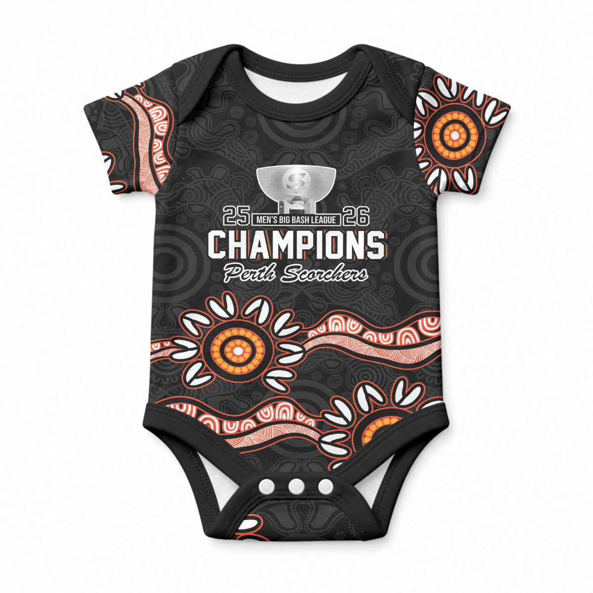 Cricket Australia Perth 6 Times Champions Baby Onesie