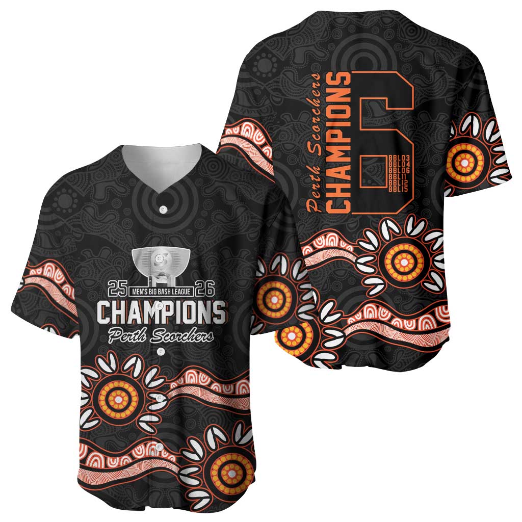 Cricket Australia Perth 6 Times Champions Baseball Jersey