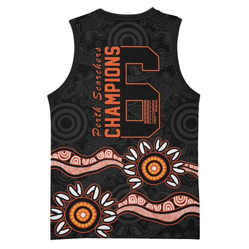 Cricket Australia Perth 6 Times Champions Basketball Jersey