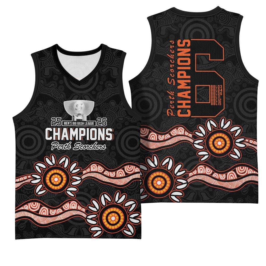 Cricket Australia Perth 6 Times Champions Basketball Jersey