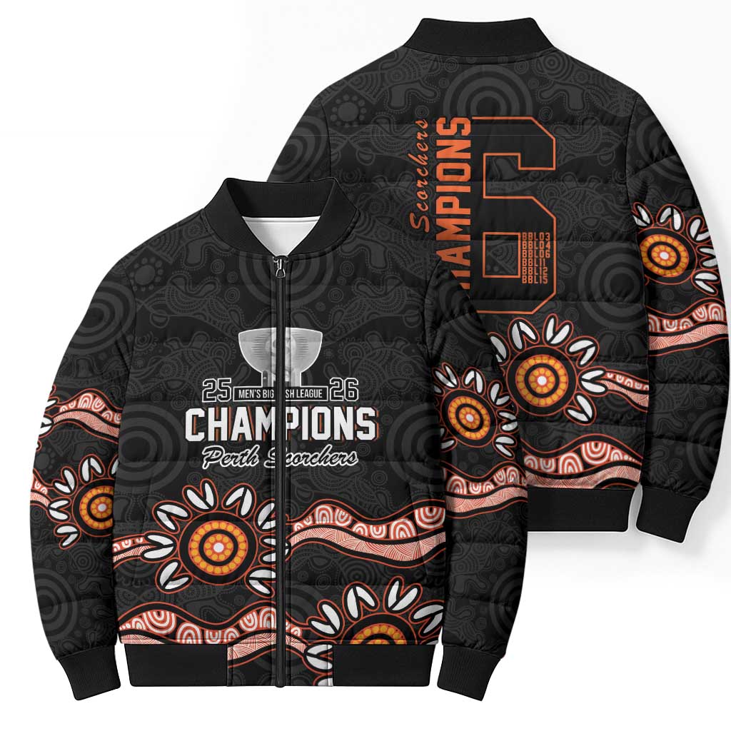 Cricket Australia Perth 6 Times Champions Bomber Puffer Jacket