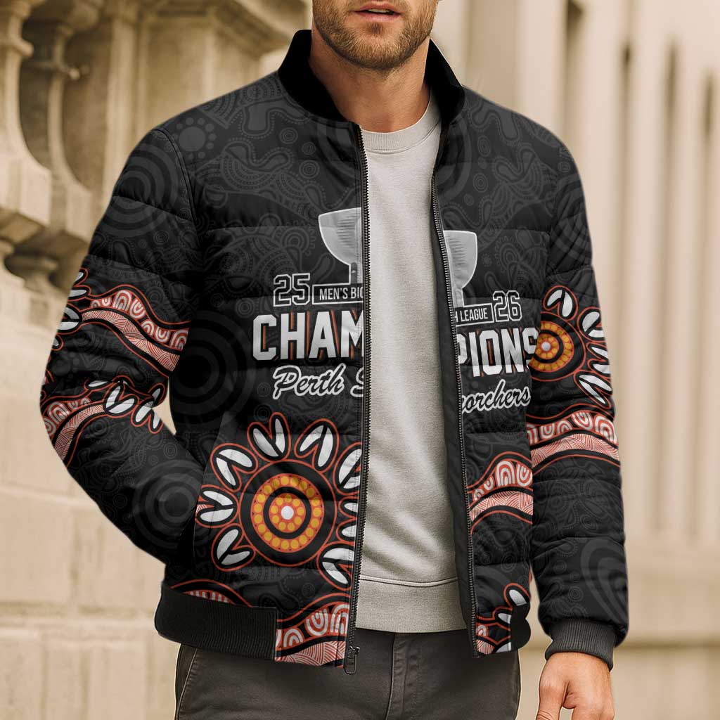Cricket Australia Perth 6 Times Champions Bomber Puffer Jacket