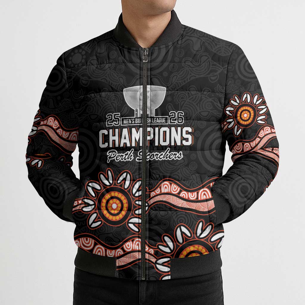 Cricket Australia Perth 6 Times Champions Bomber Puffer Jacket