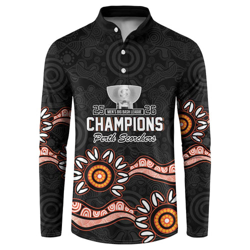 Cricket Australia Perth 6 Times Champions Button Sweatshirt