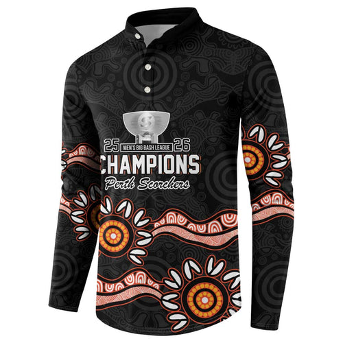 Cricket Australia Perth 6 Times Champions Button Sweatshirt