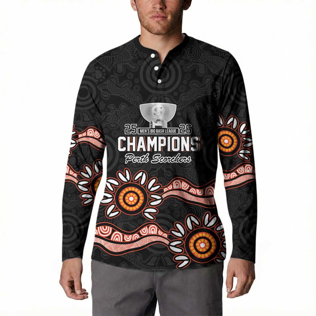 Cricket Australia Perth 6 Times Champions Button Sweatshirt