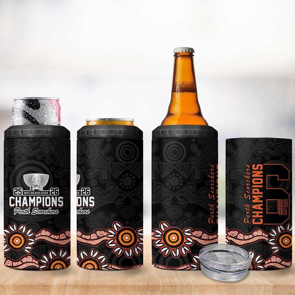 Cricket Australia Perth 6 Times Champions 4 in 1 Can Cooler Tumbler